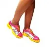 Catinca Shoes X1 RAC pantofi piele naturala roz cu alb