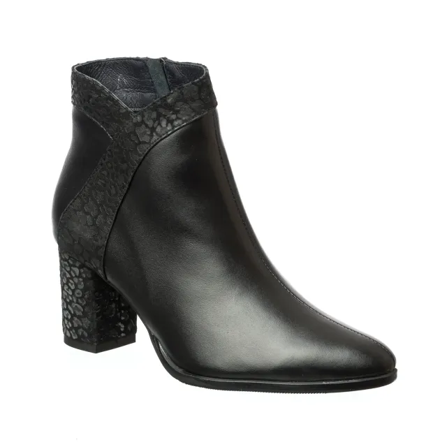 Catinca Shoes GX44 NBP ghete piele negru box ponei