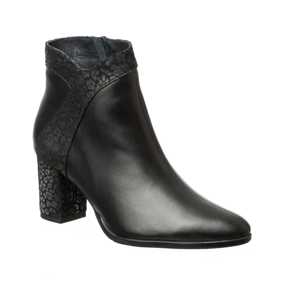 Catinca Shoes GX44 NBP ghete piele negru box ponei