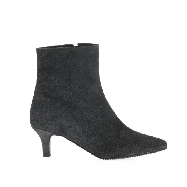 Ana Urbana Shoes Selena botine gri inchis piele