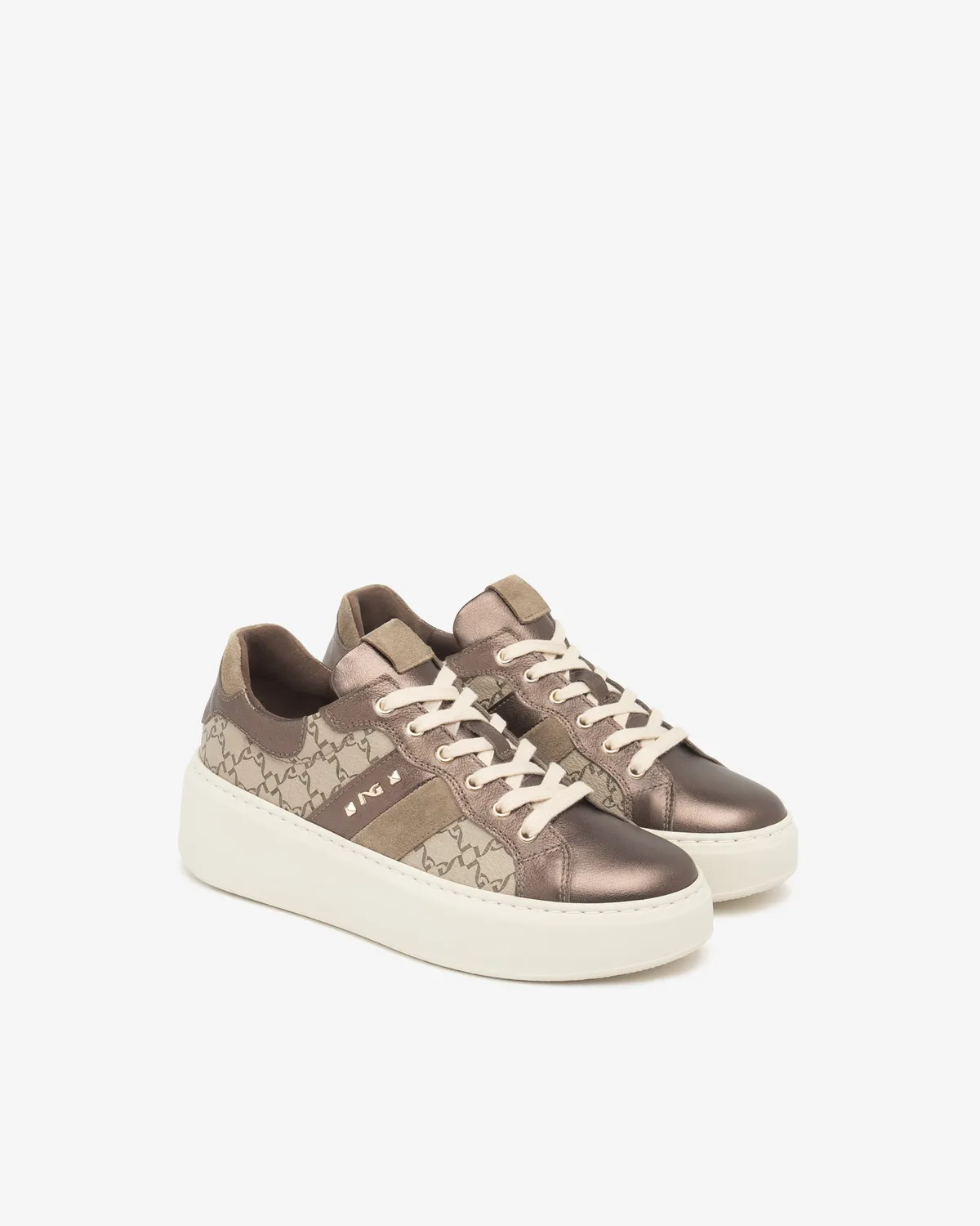 NeroGiardini sneakers dama piele tehnic intoarsa iarna