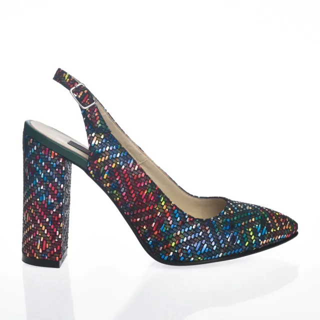 Catinca Shoes 269 MZ sandale dama piele toc multicolor
