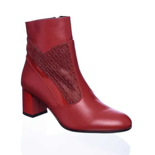 Catinca Shoes GX50 RBP ghete dama piele rosu box