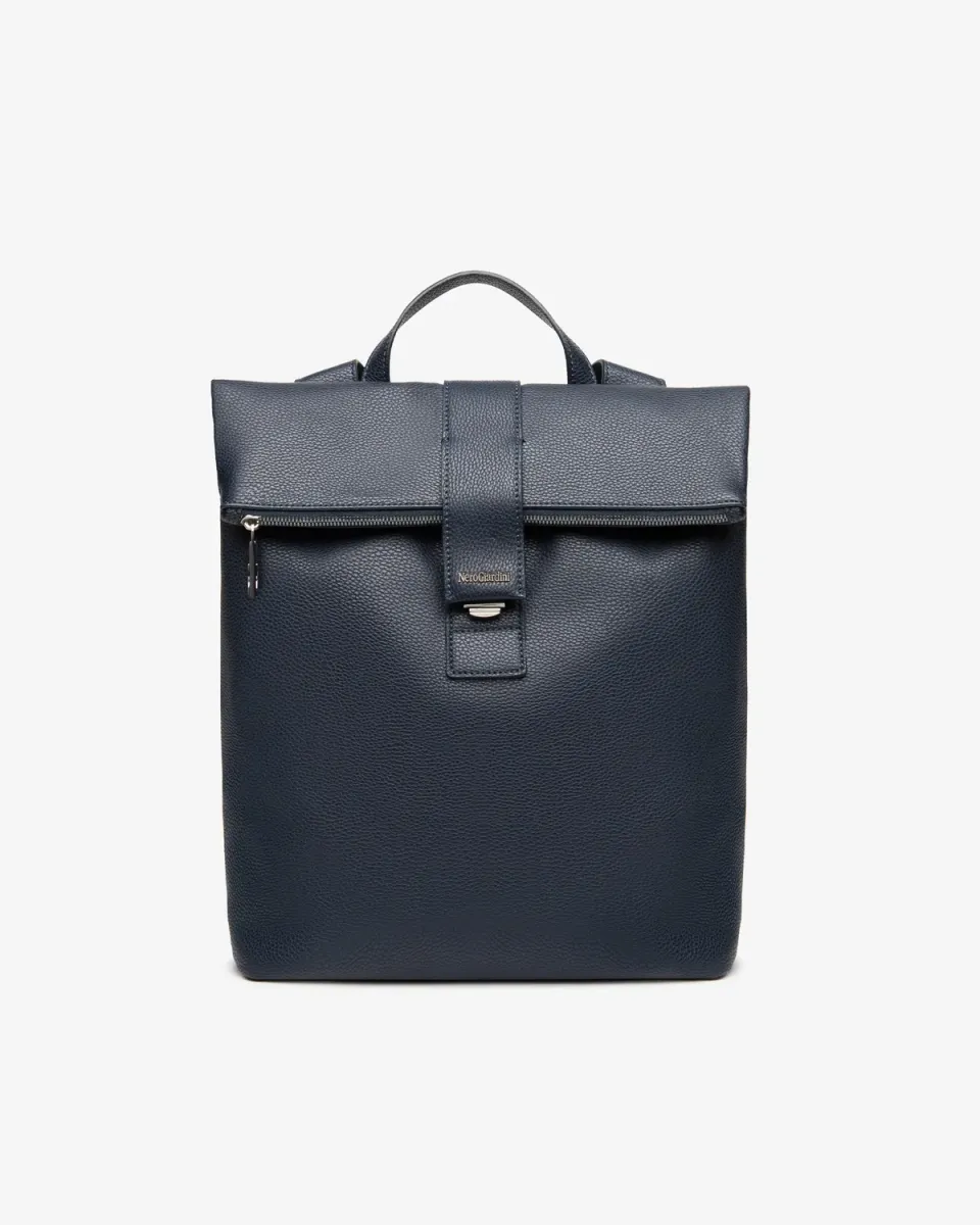 NeroGiardini rucsac piele barbati cu clapa marime unica