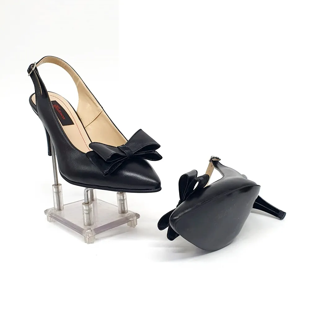 Catinca Shoes D18 NB3D sandale piele negru 3D