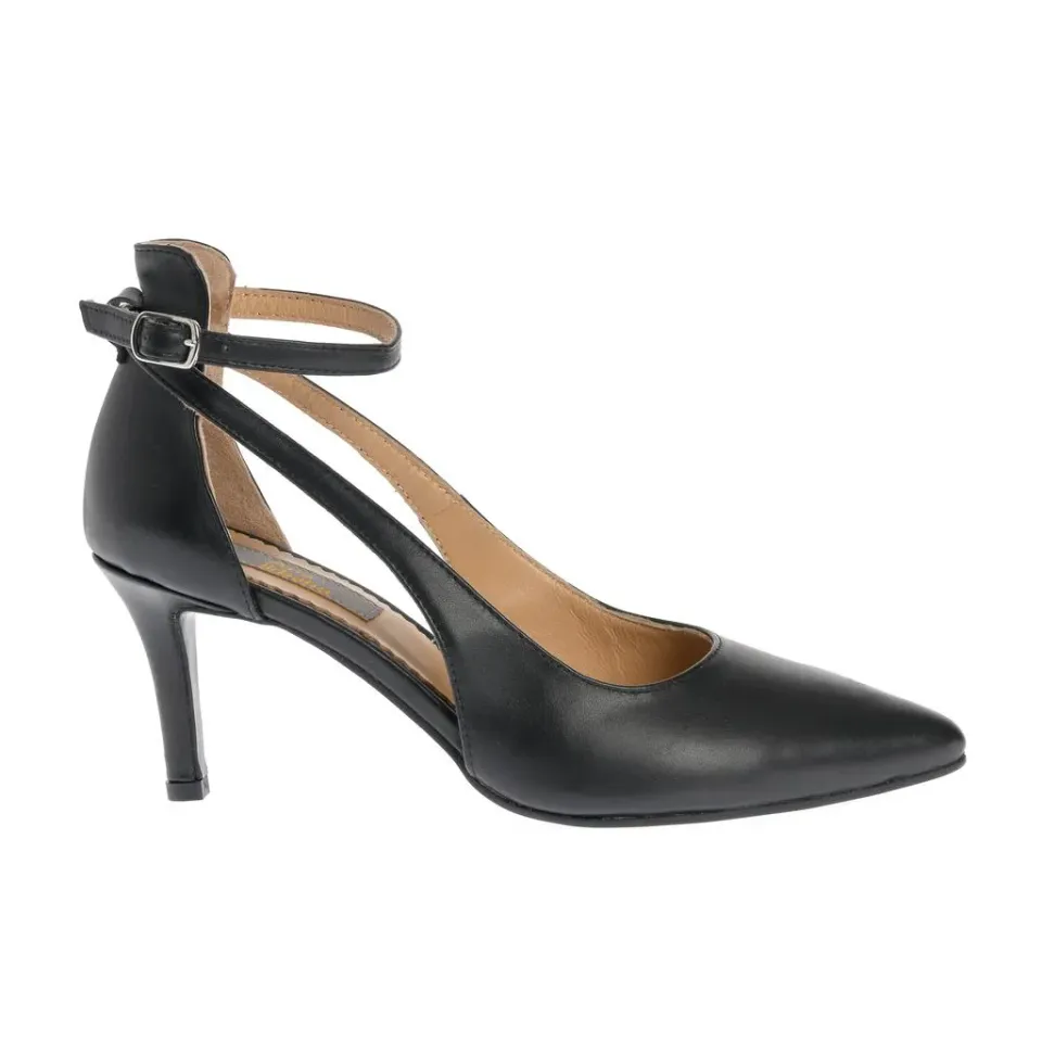 Ana Urbana Shoes Santa Ana pantofi negri toc stiletto