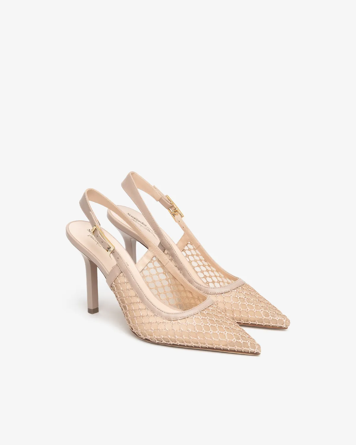 NeroGiardini Premium pantofi slingback piele panza