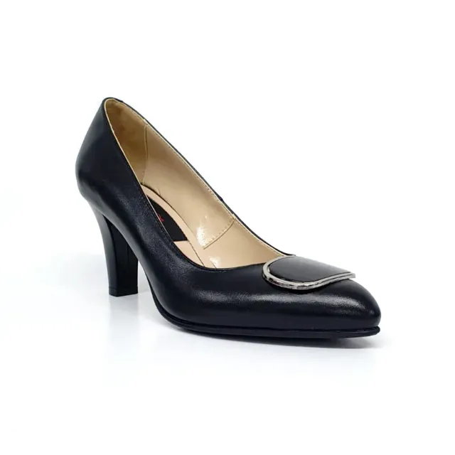 Catinca Shoes A26 NB pantofi dama negru piele box