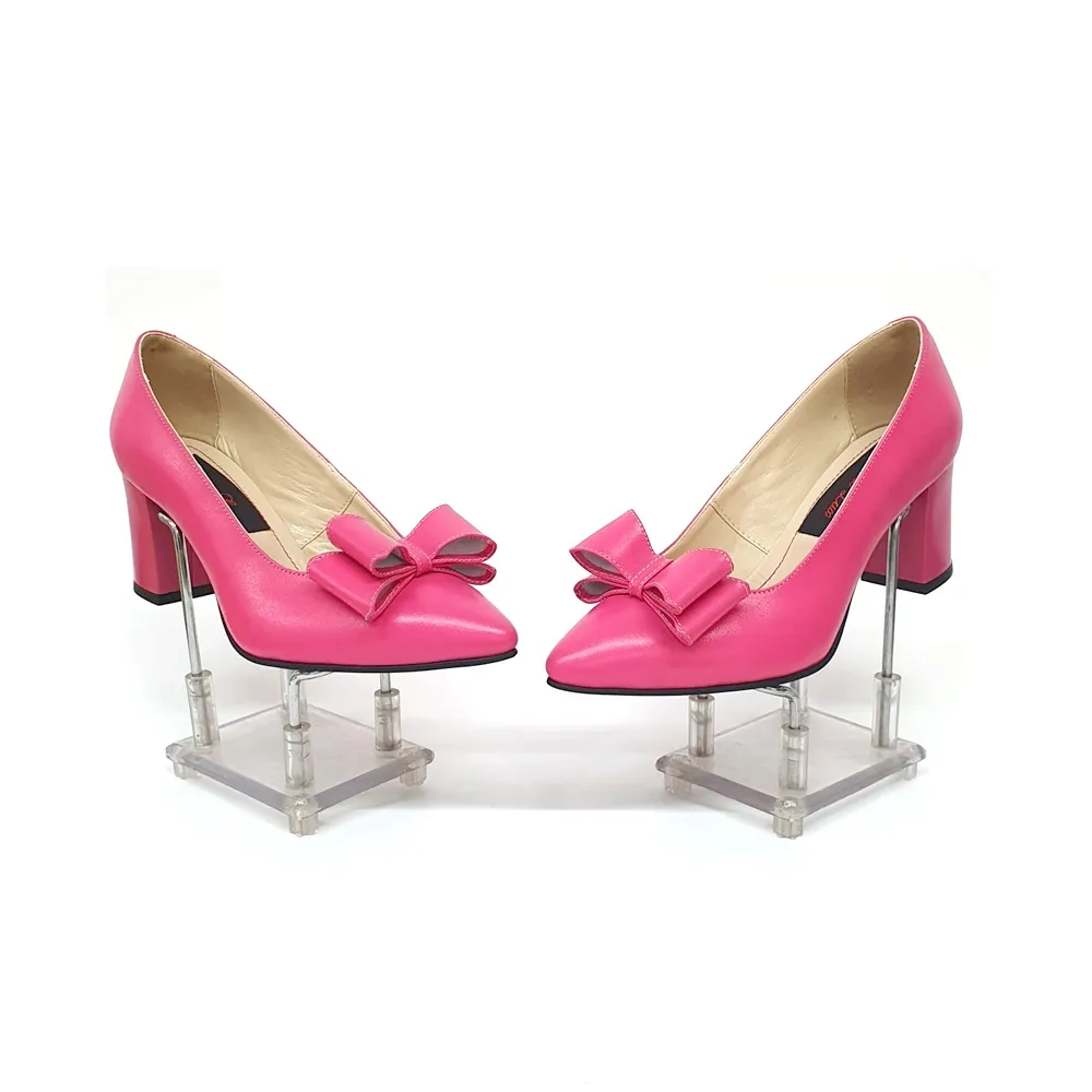 Catinca Shoes A20 RZ pantofi dama piele roz pudrat