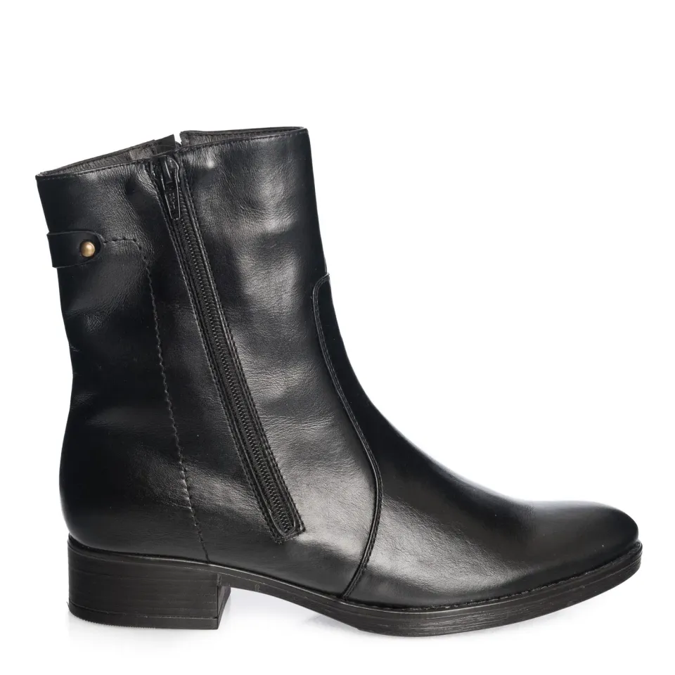 Catinca Shoes GX19 NB ghete dama piele negru box