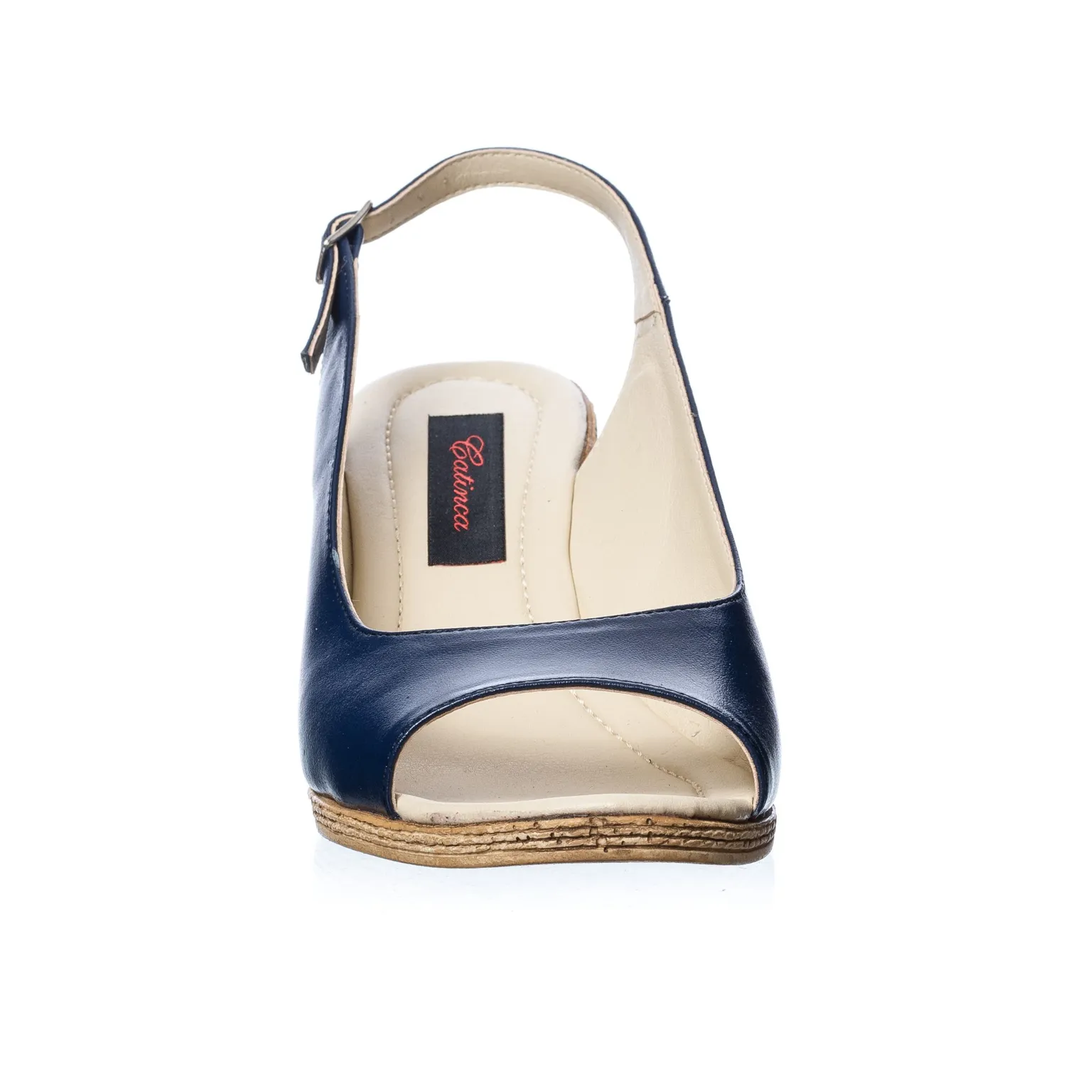 Catinca Shoes SP 30 BL sandale damă piele bleumarin