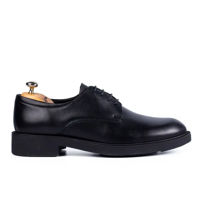 Lucas Shoes 346 Elegant pantofi piele negru talpă ușoară