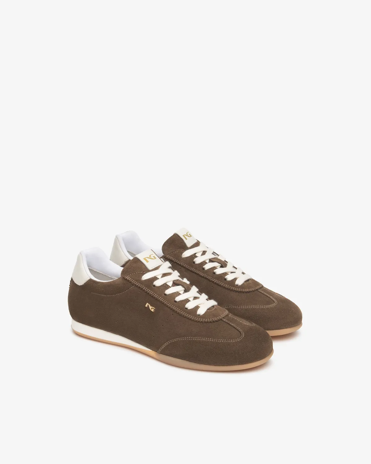 NeroGiardini pantofi sneakers suede si piele dama