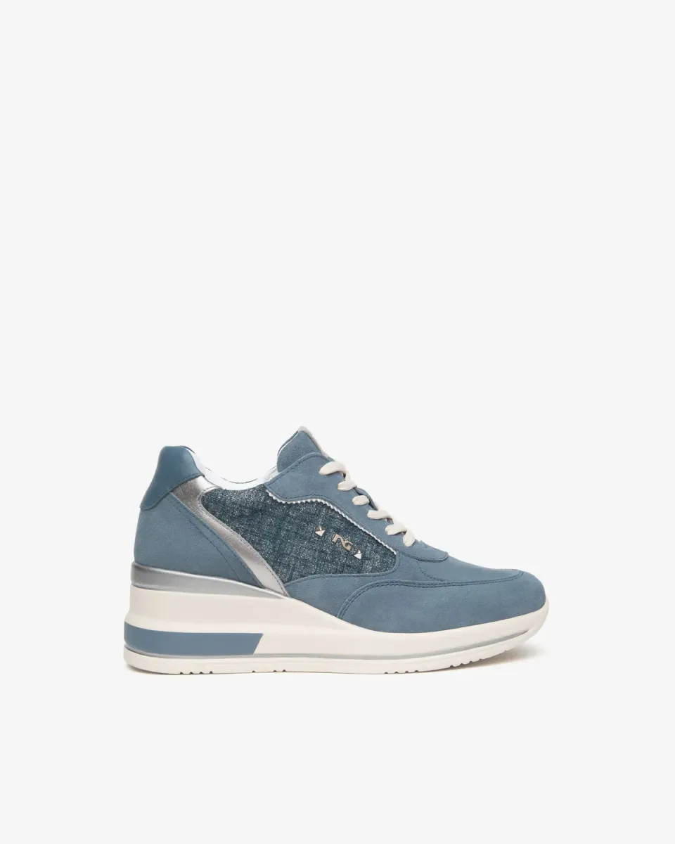 NeroGiardini sneakers dama piele textil vara