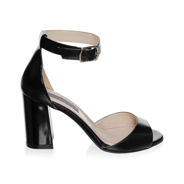 Catinca Shoes D25 NB sandale damă piele negru box