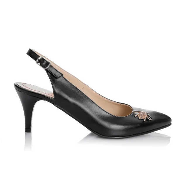 Catinca Shoes D46 N sandale dama negre piele naturala