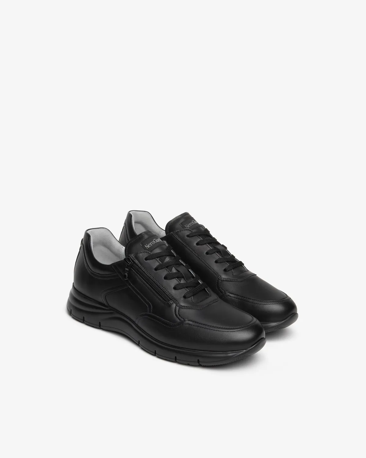 NeroGiardini sneakers piele barbati fermoar