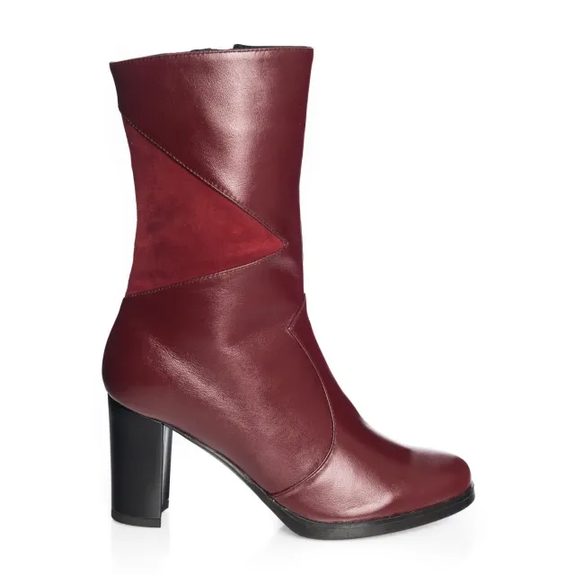 Catinca Shoes GX28 BBA ghete piele bordo box
