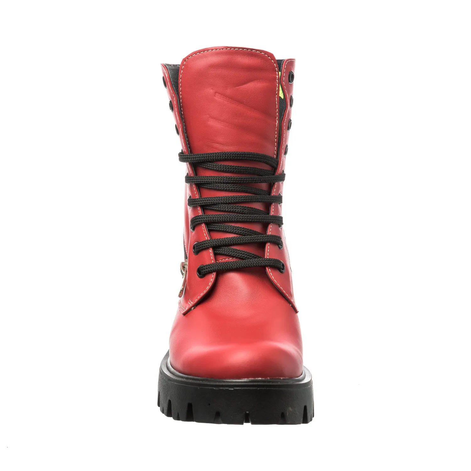 Catinca Shoes BC29 RBP bocanci dama rosu box piele naturala