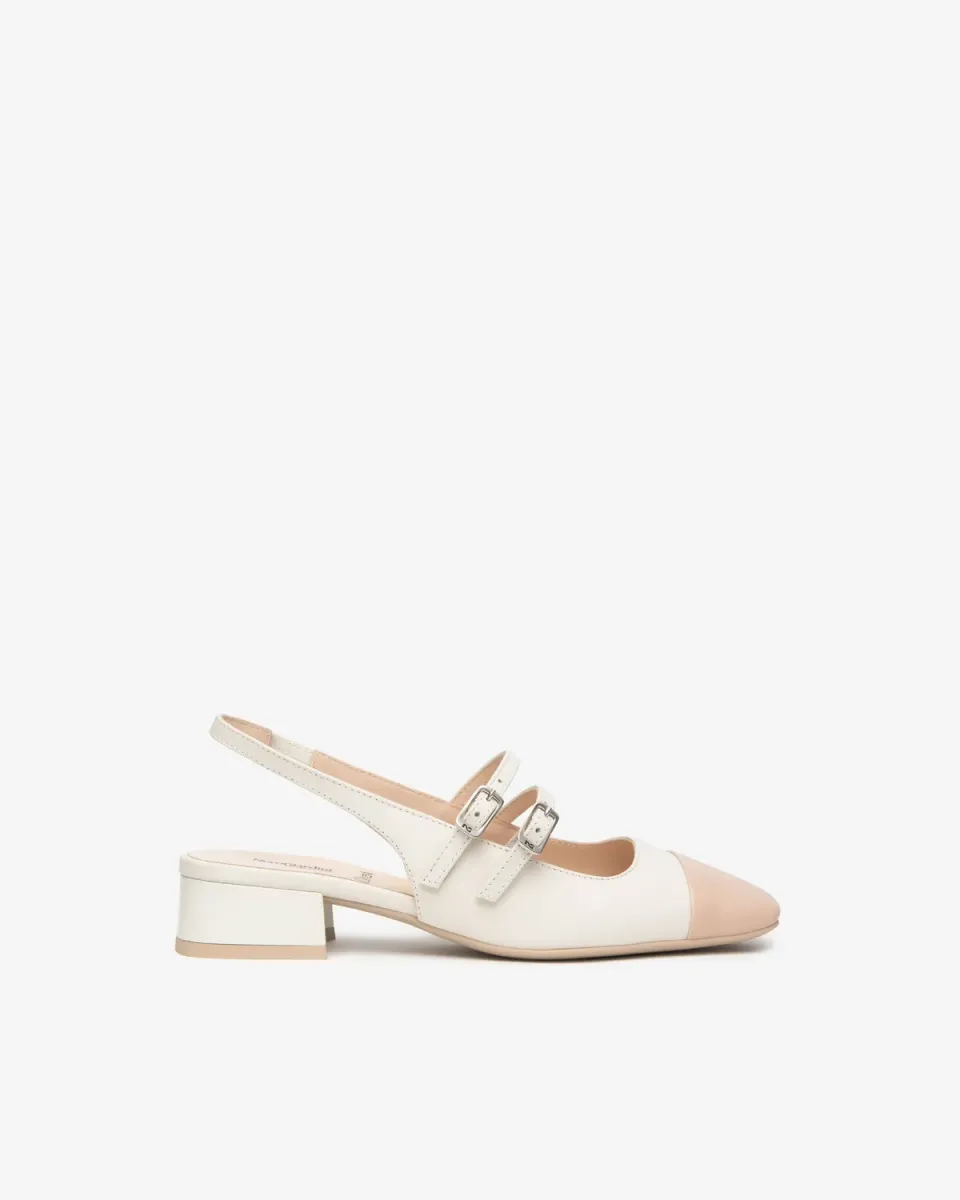 Pantofi slingback dama NeroGiardini piele naturala