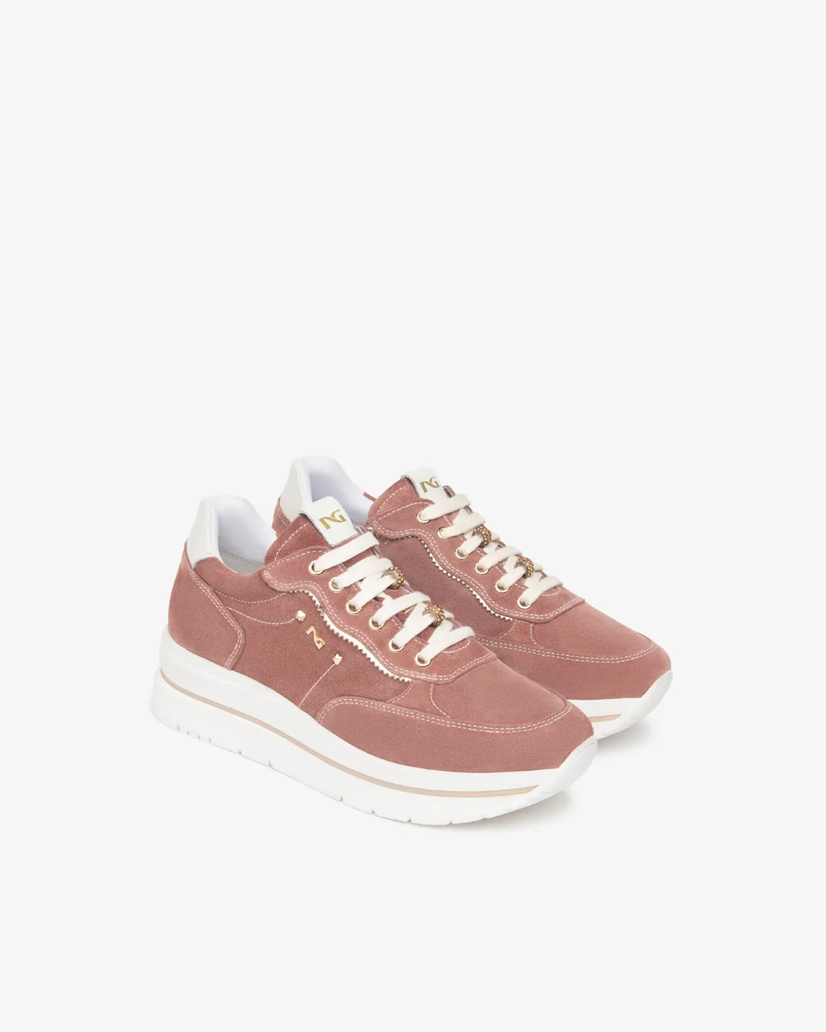 NeroGiardini sneakers dama piele intoarsa textil Dry-Go