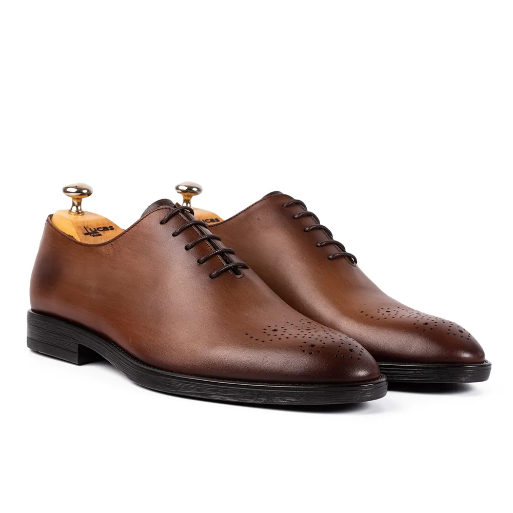 Lucas Shoes Elegant 900 pantofi barbati coniac piele