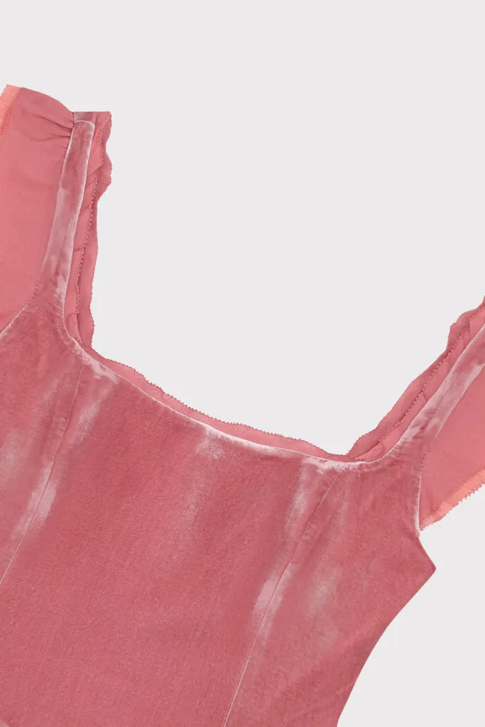 Enchant Bind Pink corset roz bumbac