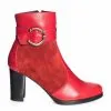Catinca Shoes GX25 RBA ghete dama piele naturala rosii