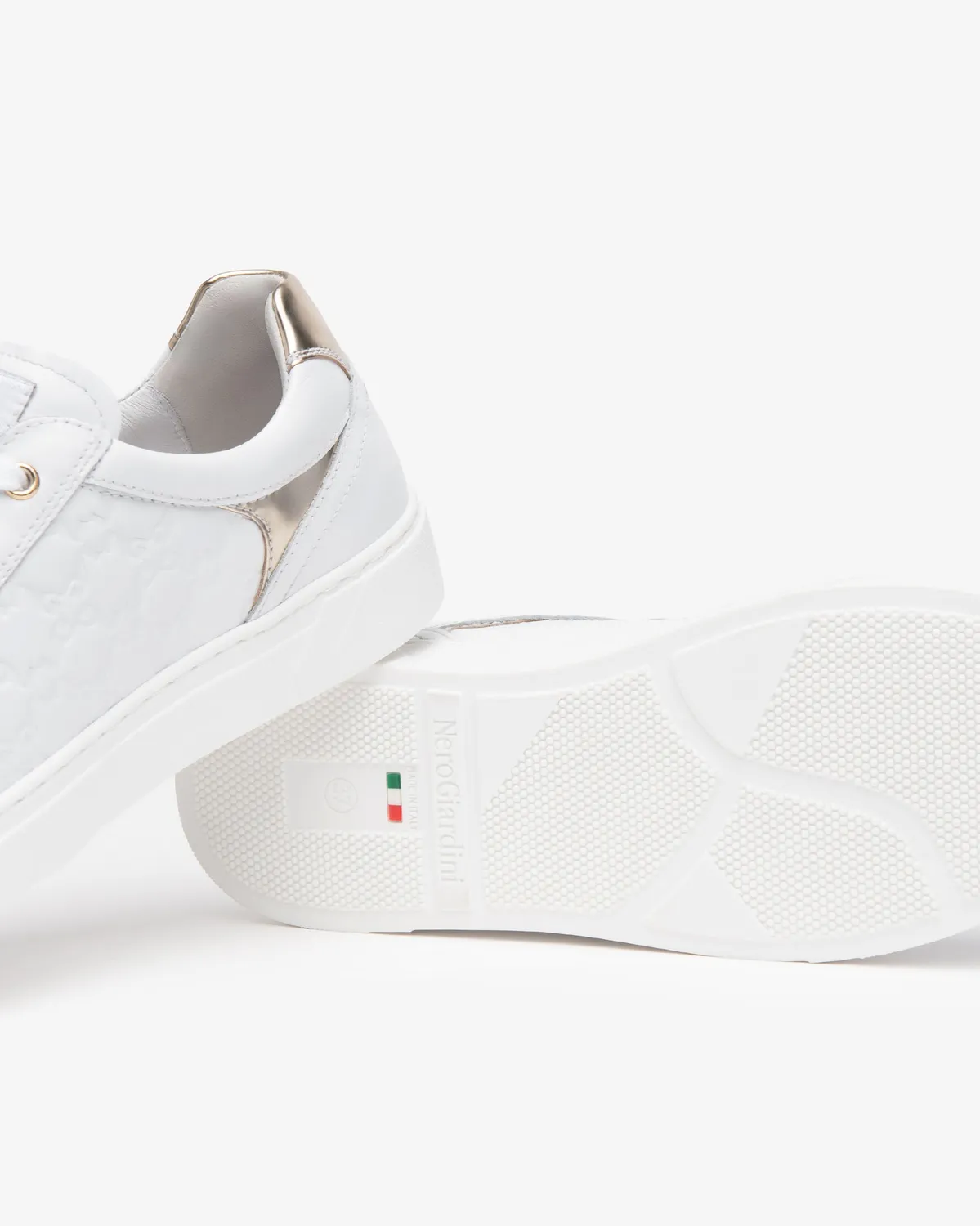 NeroGiardini sneakers damă piele material tehnic