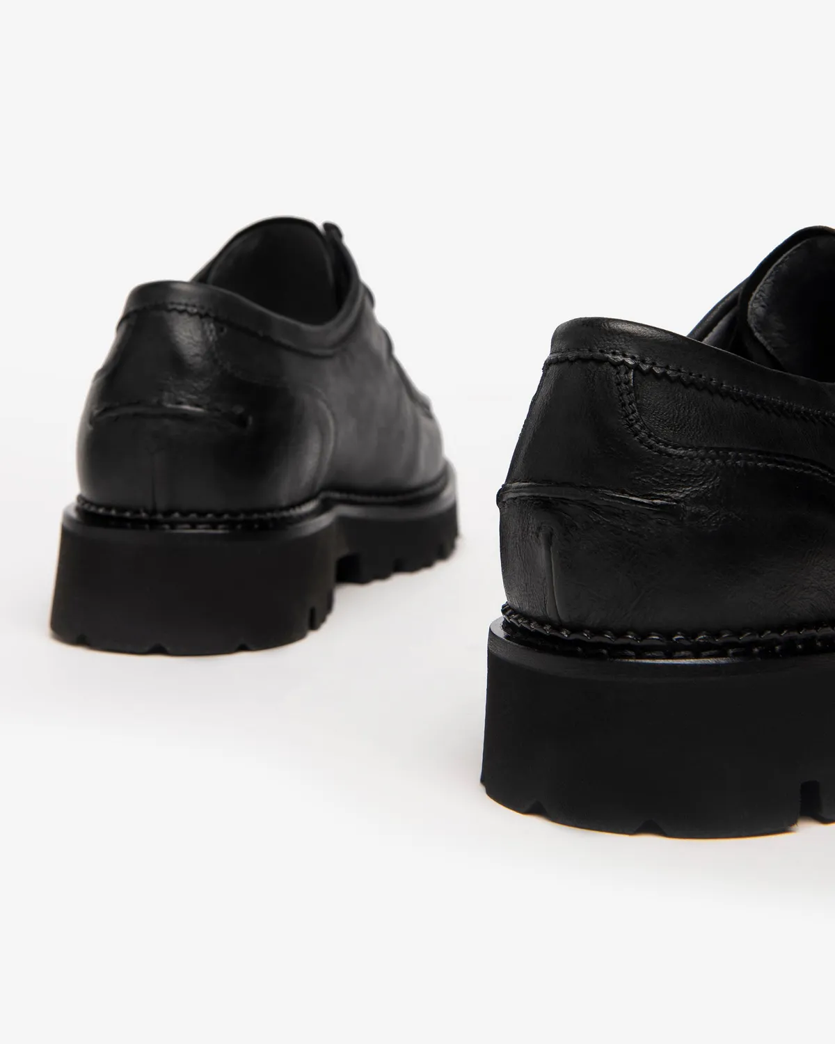 NeroGiardini Pantofi Barbati Derby Piele cu Siret Minimalisti