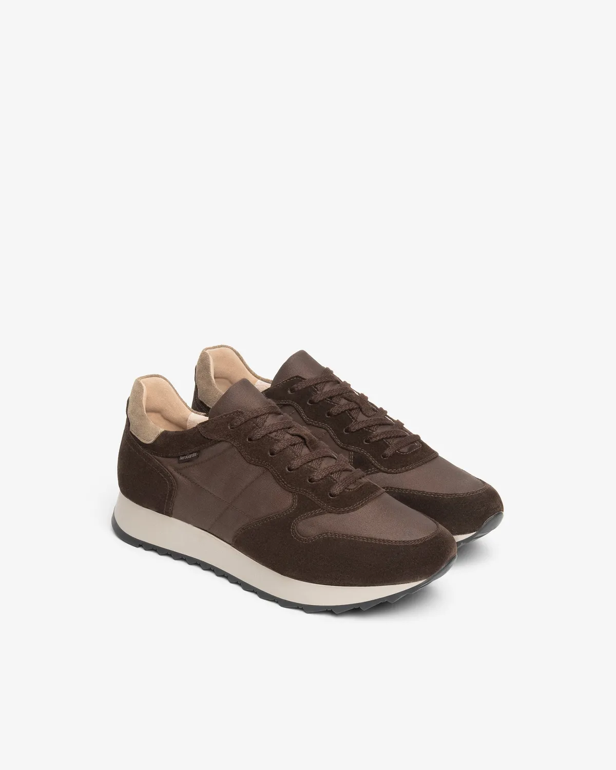 NeroGiardini sneakers barbati piele intoarsa canvas