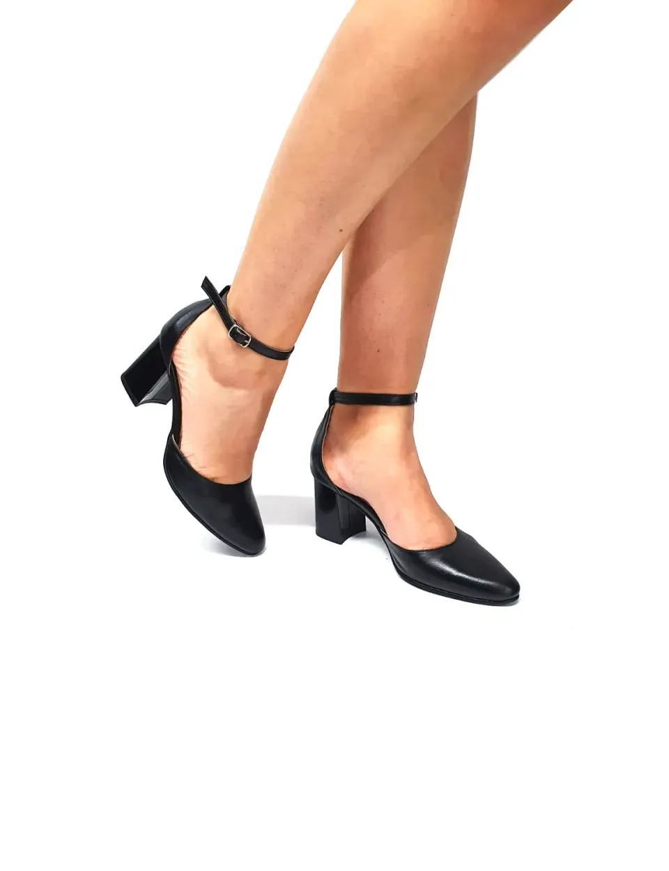 Catinca Shoes D14 NB sandale dama piele negru box