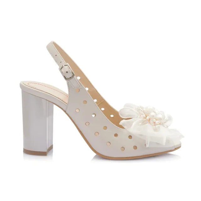 Catinca Shoes F24MI sandale dama piele bej sidef
