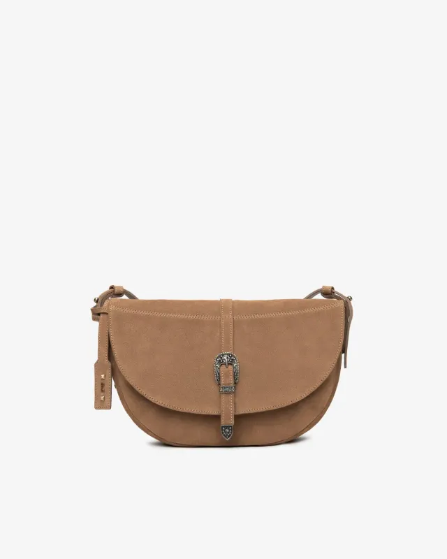 NeroGiardini geantă crossbody damă piele de iarnă