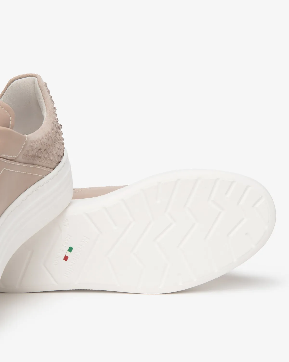 NeroGiardini sneakers piele + intoarsa dama Dry-Go