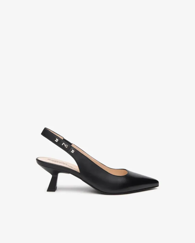 NeroGiardini slingback piele damă vară cu baretă