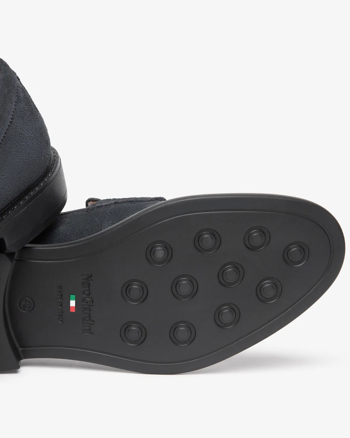 NeroGiardini mocasini piele intoarsa barbati casual