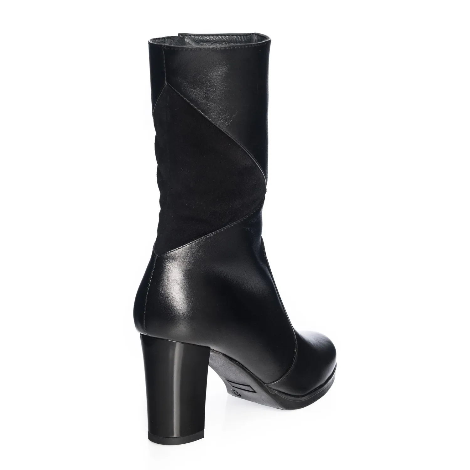 Catinca Shoes GX28 NBA ghete dama piele naturala negru box