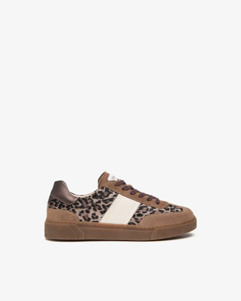 NeroGiardini sneakers dama piele intoarsa print
