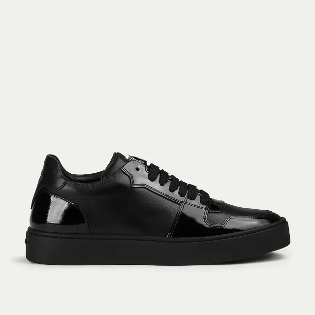 Cesare Paciotti Linea Oxford pantofi lac negru