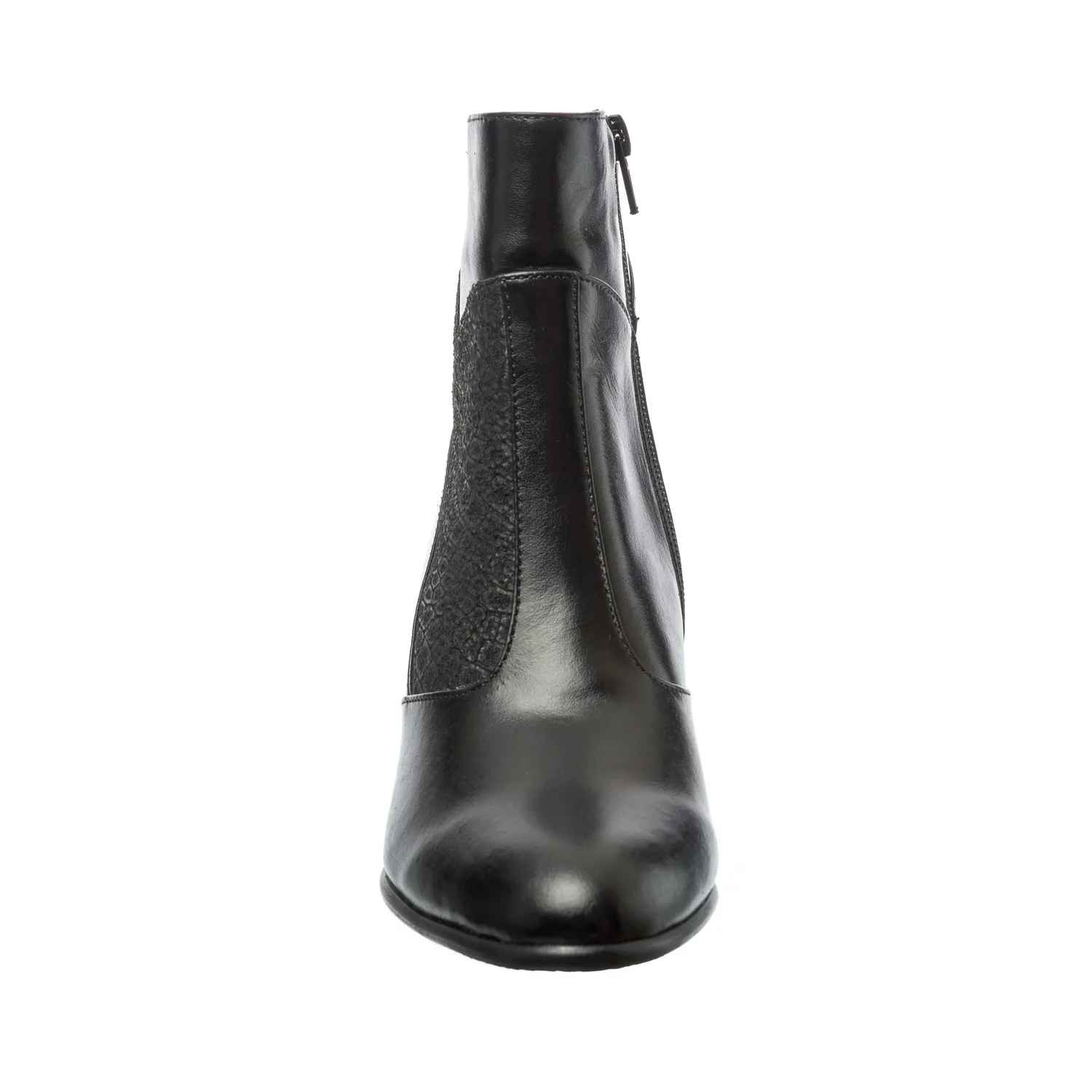 Catinca Shoes GX50 ghete dama piele negru cu pietre
