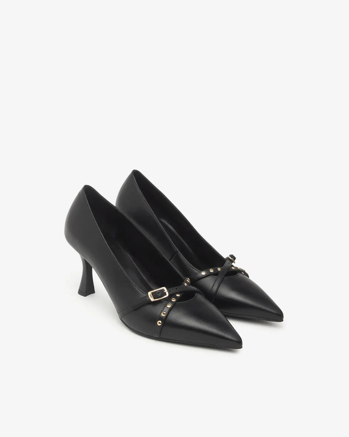 NeroGiardini pantofi dama piele toc 75mm elegant