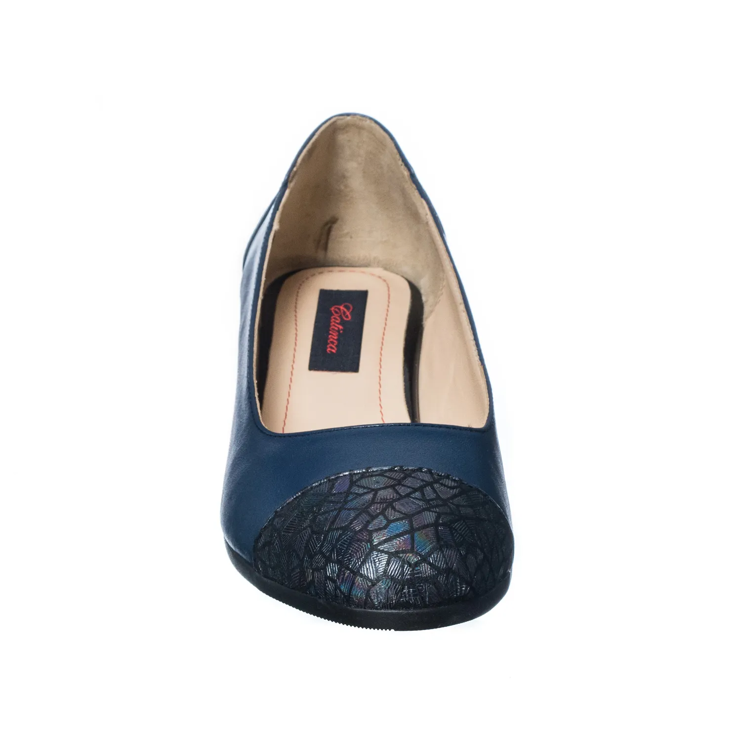 Catinca Shoes T7 AVS pantofi dama piele albastru solzi