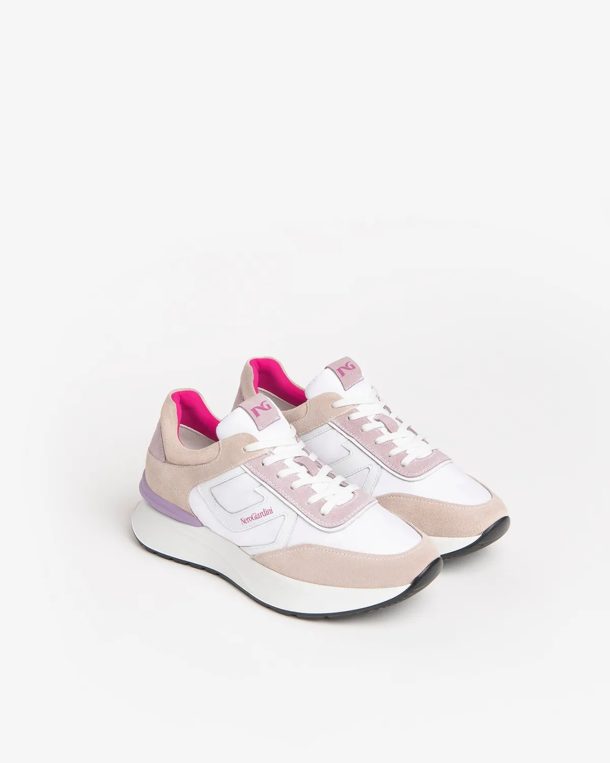 NeroGiardini sneakers dama piele si velur