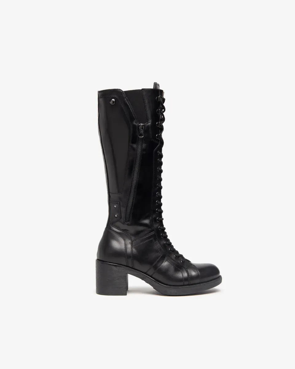 NeroGiardini bocanci dama piele combat 35-41