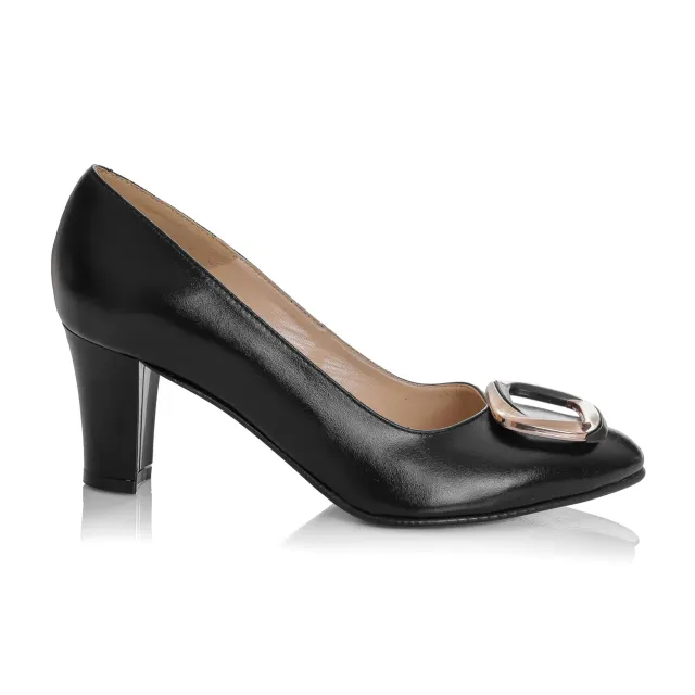 Catinca Shoes A50 N pantofi dama negri piele naturala