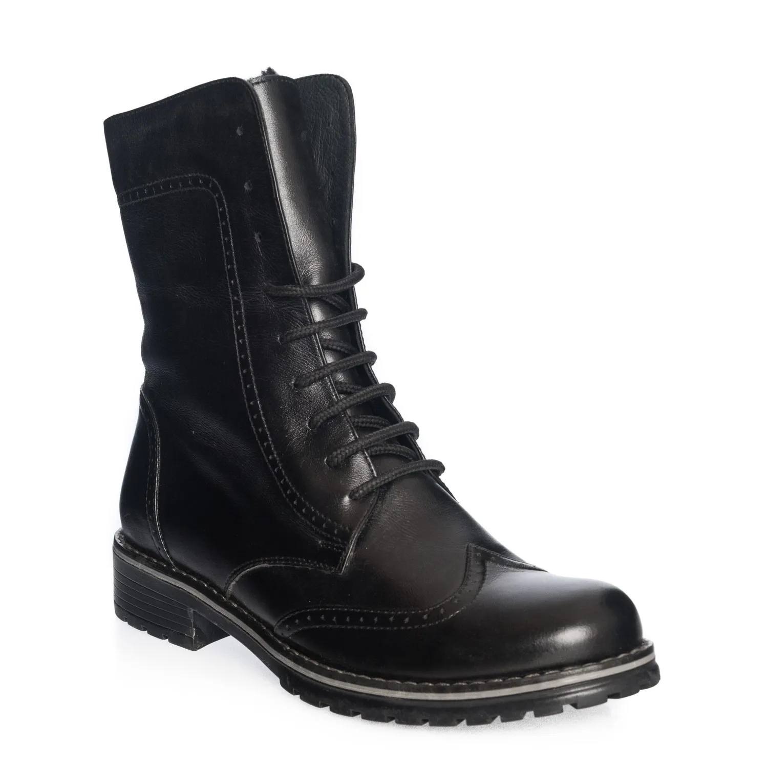 Catinca Shoes BC4 N ghete damă piele negre