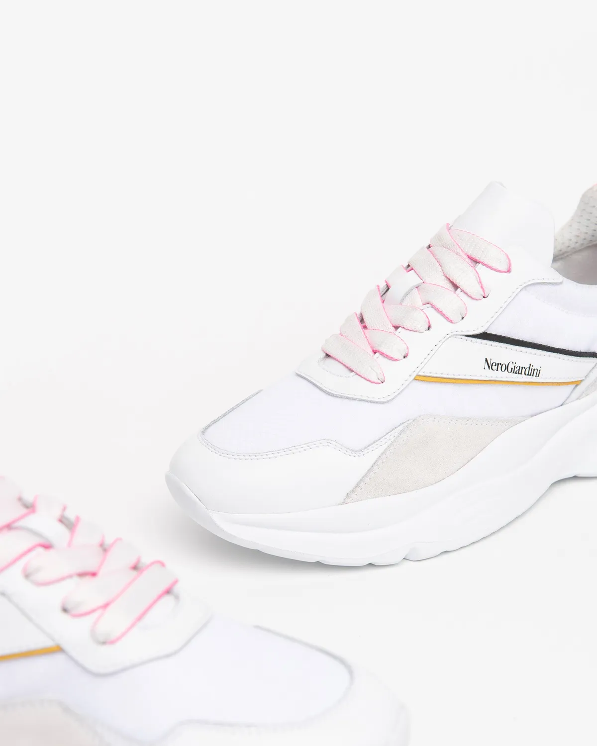 Sneakers NeroGiardini dama piele si intoarsa DryGo
