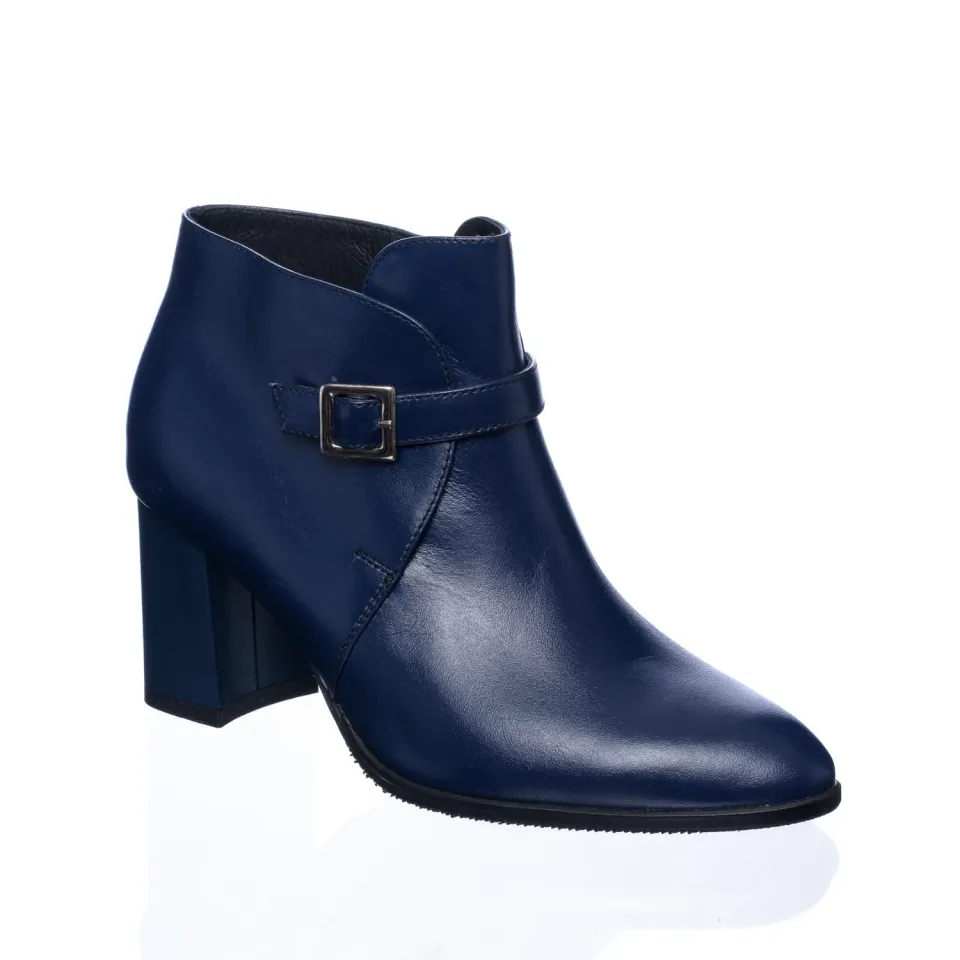 Catinca Shoes GX35 BB ghete damă blu box piele