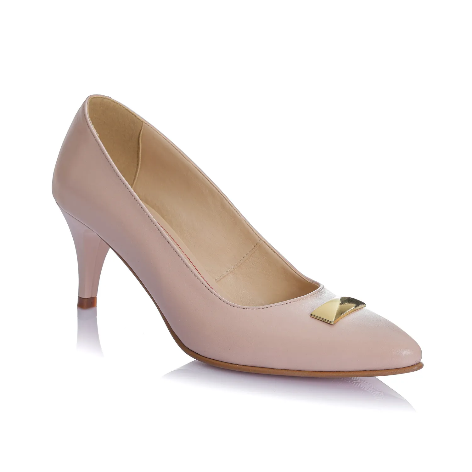 Catinca Shoes A51 NB pantofi dama piele nude box